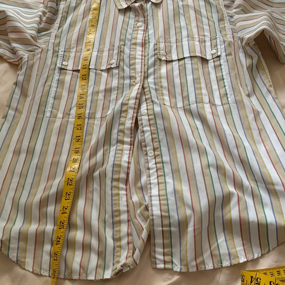Reed Hunter | Multicolor Striped Short Sleeve Button Down - Picture 6 of 9